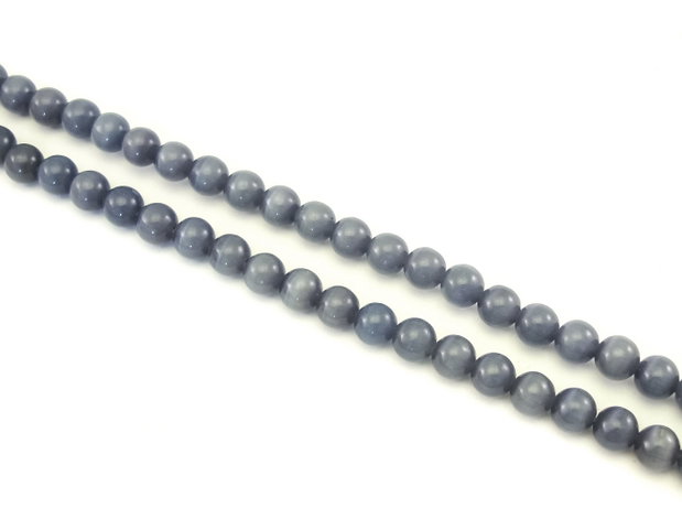 Margele de sticla cat eye, sfere 6 mm (cod 19-89)