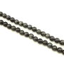 Margele de sticla cat eye, sfere 6 mm (cod 19-90)