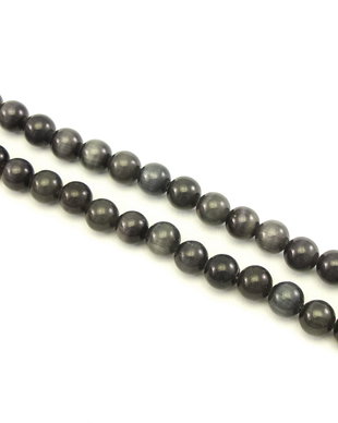 Margele de sticla cat eye, sfere 6 mm (cod 19-90)