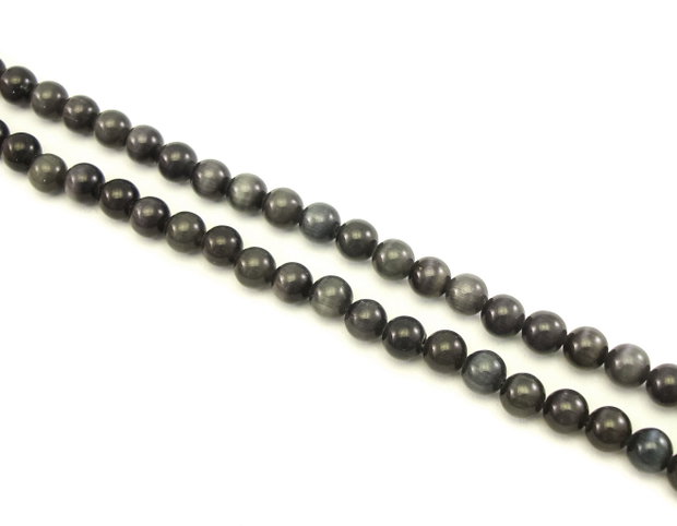 Margele de sticla cat eye, sfere 6 mm (cod 19-90)