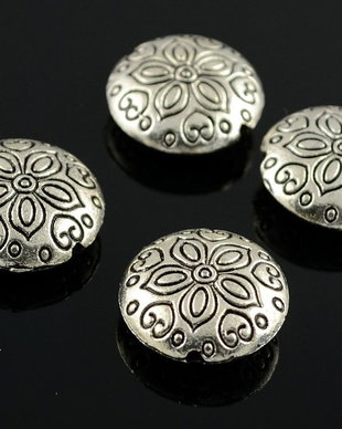 N434 Distantier argintiu 19x8mm