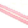Margele de sticla frosted, sfere 8 mm – 10 buc (cod 19-93)