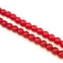 Margele de sticla frosted, sfere 8 mm – 10 buc (cod 19-94)