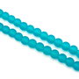 Margele de sticla frosted, sfere 8 mm – 10 buc (cod 19-95)