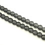 Margele de sticla frosted, sfere 8 mm – 10 buc (cod 19-97)