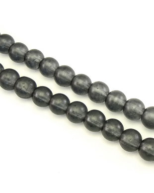 Margele de sticla frosted, sfere 8 mm – 10 buc (cod 19-97)