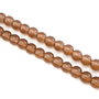 Margele de sticla frosted, sfere 8 mm – 10 buc (cod 19-99)