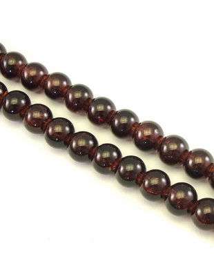 Margele de sticla crackle, sfere 8 mm – 10 buc (cod 19-100)