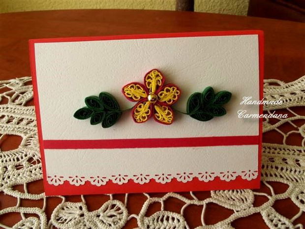 Felicitare quilling