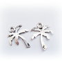 1b Charm placat argint '' Palmier ''  15 x 20mm