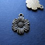 PANDANTIV  BRONZ FLOARE - 22 X 17 MM