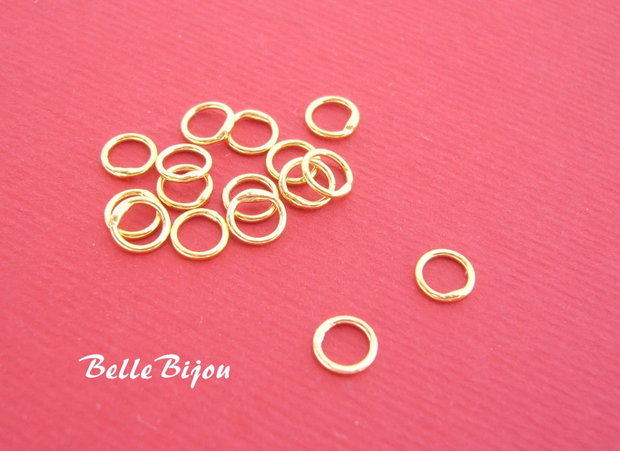 (2b) Zale sudate din argint 925 aurit 0.6 mm x 5.5 mm