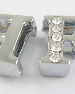 Charm litera F, 10x10x4mm