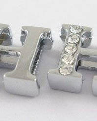 Charm litera H, 10x10x4mm