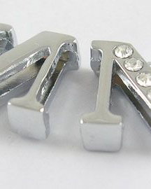 Charm litera N, 10x10x4mm