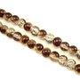Margele de sticla crackle, sfere 8 mm – 10 buc (cod 19-107)