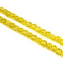 Margele de sticla crackle, sfere 6 mm – 10 buc (cod 19-111)