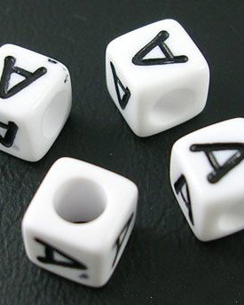 Litera A, acril, 6mm