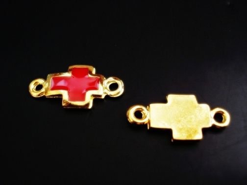 1b Link auriu Red cross 22x11mm (GPLAK 94)