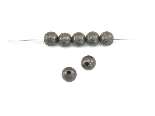 Distantier stardust, 6 mm, finisaj gun metal (cod 7-99)