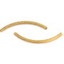 Distantier tubular, arcuit, finisaj auriu antichizat, 45x3 mm (cod 7-105)