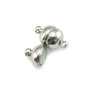 Inchizatoare magnetica, finisaj argintiu, 14x8 mm (cod 13-84)