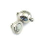 Inchizatoare magnetica, finisaj argintiu, 15x10 mm (cod 13-85)
