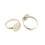 Baza inel reglabila, finisaj argintiu, platou 12 mm (cod 3-32)