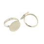 Baza inel reglabila, finisaj argintiu, platou 15 mm (cod 3-33)