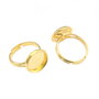 Baza inel reglabila, finisaj auriu, platou 12 mm (cod 3-42)