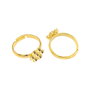Baza inel reglabila, finisaj auriu, floare 10 mm (cod 3-45)