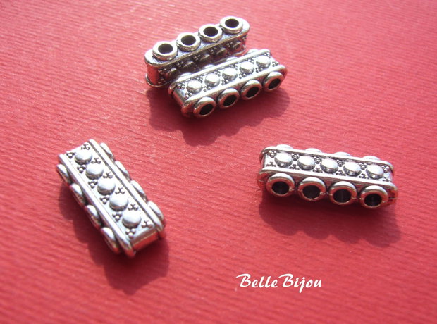 Distantier multisir cu 4 gauri 5x8x19 mm