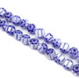 Margele de sticla millefiori, sfere 8 mm (cod 19-125)