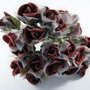 (12buc) Trandafiri spuma gumata si organza- 2267