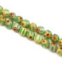 Margele de sticla millefiori, sfere 8 mm (cod 19-127)