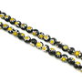 Margele de sticla millefiori, sfere 6 mm (cod 19-131)