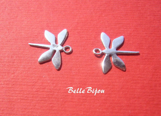 Libelula din argint 925 rodiat 1x14x14 mm