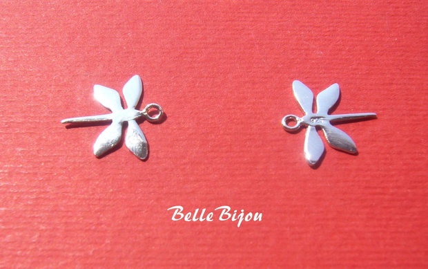 Libelula din argint 925 rodiat 1x14x14 mm