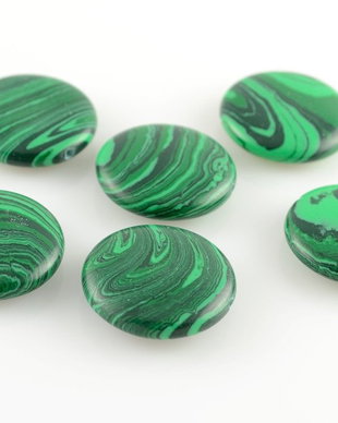 AC454 Malachit verde banuti 20mm