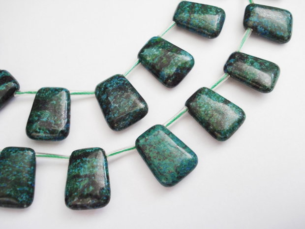 1b Chrysocolla 12 x 20mm