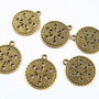 (12buc) Charm bronz - 2394