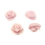 Cabochon rasina, trandafir, 10 mm (cod 21-21)