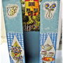 Suport servetele sau batiste de hartie - Country blue