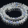 C482 Cristale rondele transparente cu reflexii, 6x8mm