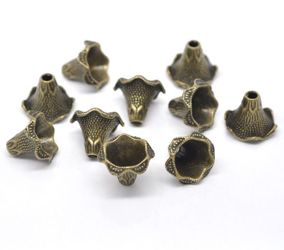 1b Element decorativ finisaj bronz 22 x 17mm