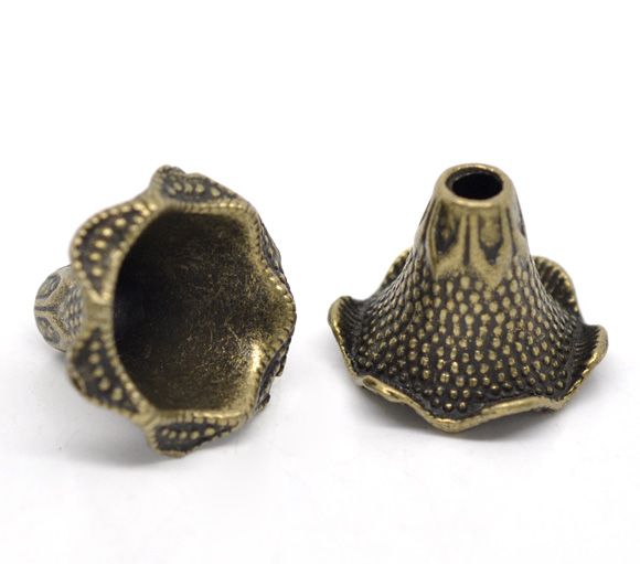 1b Element decorativ finisaj bronz 22 x 17mm