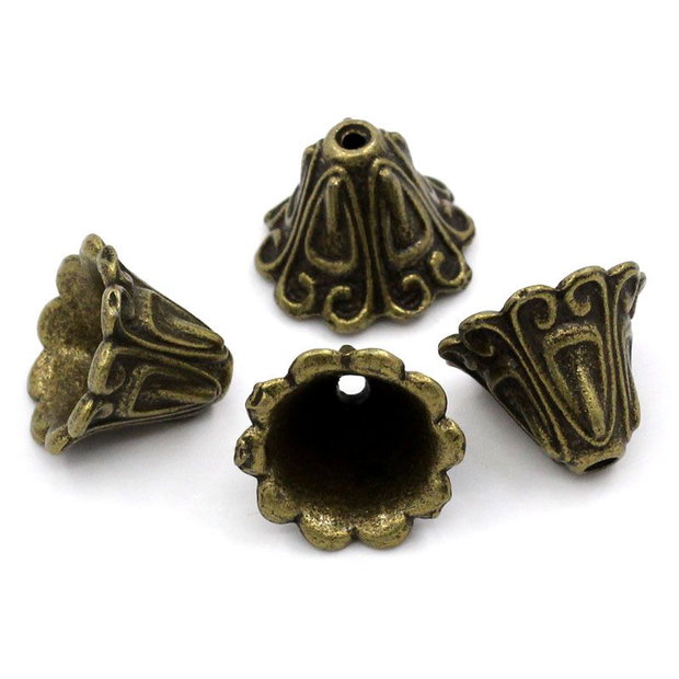 1b Element decorativ finisaj bronz 15 x 12mm