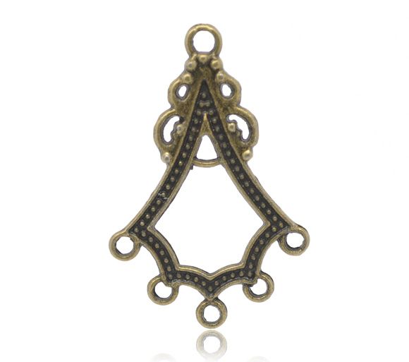 2b Chandelier finisaj bronz 25 x 38mm