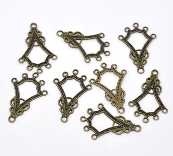 2b Chandelier finisaj bronz 25 x 38mm