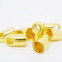 2b End cord placat aur 7 x 4mm
